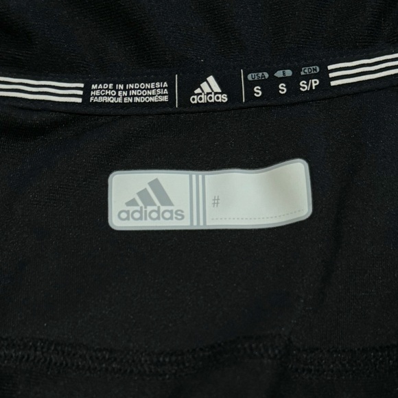 Women’s Adidas Lightweight Black Full Zip Long Sleeve Size Small - Picture 4 of 5